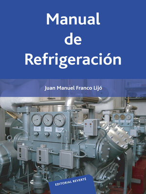 cover image of Manual de refrigeración